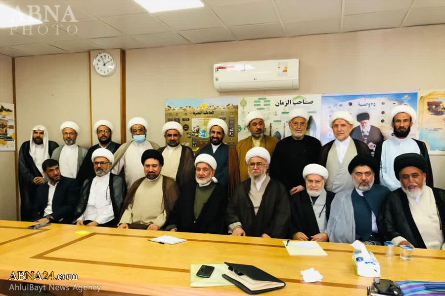 مدیران و نمایندگان مجمع اهل بیت(ع) عراق با آیت الله رمضانی دیدار کردند + عکس